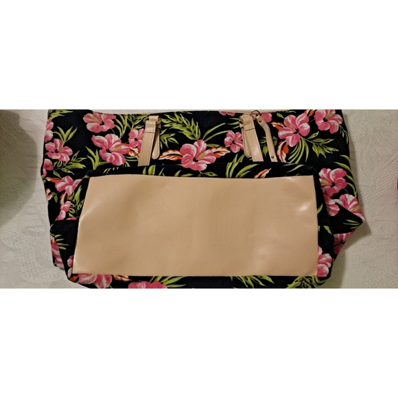 Juicy Couture Floral Print Large Canvas Tote - Picture 5 of 10
